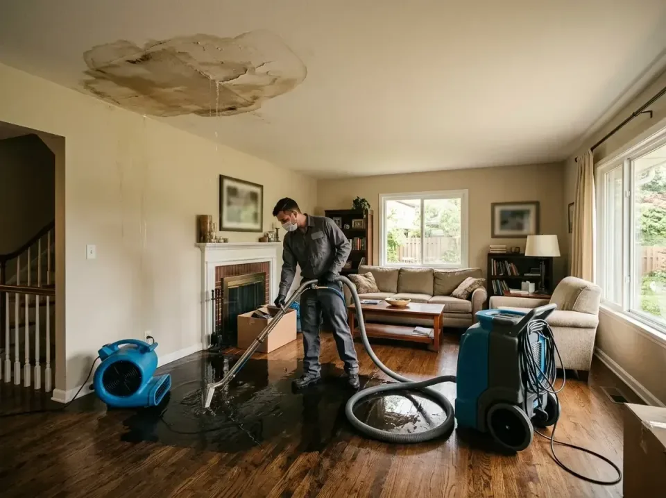 attic-pipe-burst-ceiling-drip-008 — frequently asked questions, Water Damage Restoration & Carpet Care in Covington, IN